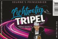 Buitenlandse bieren voor Nederlandse markt (etiket Nederlandse plaatsnaam), Deurne's Prinsenbier Lichtvoetig Tripel