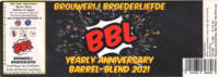 Brouwerij Broederliefde, Yearly Anniversary Barrel - Blend 2021