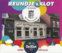 Buitenlandse bieren voor Nederlandse markt (etiket Nederlandse plaatsnaam), Reundje Klot (Café-Bowling Het Wapen van Asten)