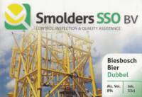 Buitenlandse bieren voor Nederlandse markt (etiket Nederlandse plaatsnaam), Biesbosch Bier Dubbel