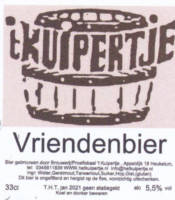 Bierbrouwerij 't Kuipertje, Vriendenbier