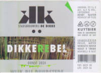 Stadsbrouwerij De Dikke, Dikkerebel Oogst 2021 Kuytbier