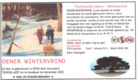 Brouwerij Donselaer, Oener Wintervrind