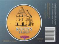 Buitenlandse bieren voor Nederlandse markt (etiket Nederlandse plaatsnaam), Rooys Bruun