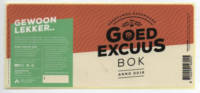 Goed Excuus, Bok