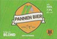 Buitenlandse bieren voor Nederlandse markt (etiket Nederlandse plaatsnaam), Pannen Bier Belgisch Blond