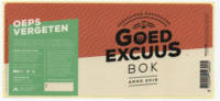 Goed Excuus, Bok