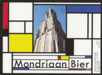 Buitenlandse bieren voor Nederlandse markt (etiket Nederlandse plaatsnaam), Mondriaan Bier