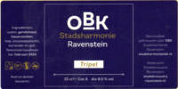 Wilskracht Stadsbrouwerij Ravenstein, OBK Stadsharmonie Ravenstein Tripel