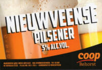 Buitenlandse bieren voor Nederlandse markt (etiket Nederlandse plaatsnaam), Nieuwveense Pilsener