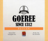 Buitenlandse bieren voor Nederlandse markt (etiket Nederlandse plaatsnaam), Stadsbier Goeree Radler