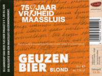 Buitenlandse bieren voor Nederlandse markt (etiket Nederlandse plaatsnaam), Geuzen Bier Blond