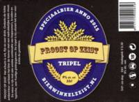 Buitenlandse bieren voor Nederlandse markt (etiket Nederlandse plaatsnaam), Proost op Zeist Tripel