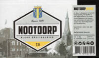 Buitenlandse bieren voor Nederlandse markt (etiket Nederlandse plaatsnaam), Nootdorp Blond