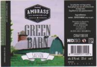 Ambrass Bierbrouwerij, Green Barn Saison