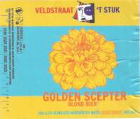Buitenlandse bieren voor Nederlandse markt (etiket Nederlandse plaatsnaam), Golden Scepter Blond Bier