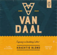 Grutte Pier Brouwerij, Van Daal Krachtig Blond Grutte Pier Brouwerij, Van Daal Krachtig Blond