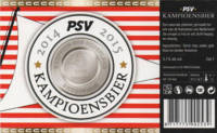 Buitenlandse bieren voor Nederlandse markt (etiket Nederlandse plaatsnaam), PSV Kampioensbier 2014-2015