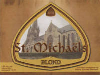 Buitenlandse bieren voor Nederlandse markt (etiket Nederlandse plaatsnaam), St. Michaëls Abdijbier Blond