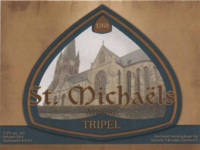 Buitenlandse bieren voor Nederlandse markt (etiket Nederlandse plaatsnaam), St. Michaëls Abdijbier Tripel