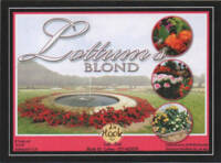 Buitenlandse bieren voor Nederlandse markt (etiket Nederlandse plaatsnaam), Lottum's Blond