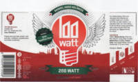 100 Watt Brewery, 200 Watt Barrel Aged Holiness