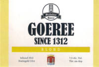 Buitenlandse bieren voor Nederlandse markt (etiket Nederlandse plaatsnaam), Stadsbier Goeree Blond