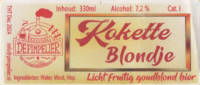 Stoombierbrouwerij De Pimpelier, Kokette Blondje