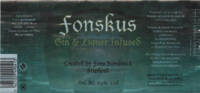 Buitenlandse bieren voor Nederlandse markt (etiket Nederlandse plaatsnaam), Fonskus Gin & Liquer Infused