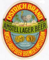 Amstel Brouwerij, Amstel Lager Beer Ostrich Brand