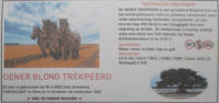 Brouwerij Donselaer, Oener Blond Trekpeerd
