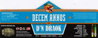 Brouwerij D'n Draok, Decem Annos  Barrel Aged Tripel 2022
