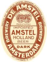 Amstel Brouwerij, Imported Amstel Holland Beer Dark