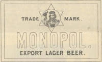 Onbekend, Monopol Export Lager Beer