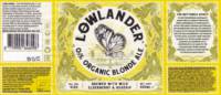 Lowlander Beer Co, 0.3 % Organic Blonde Ale