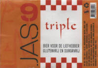 Buitenlandse bieren voor Nederlandse markt (etiket Nederlandse plaatsnaam), Jas 9 Triple