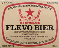 Buitenlandse bieren voor Nederlandse markt (etiket Nederlandse plaatsnaam), Flevo Bier