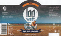 100 Watt Brewery, Bye Bye Summer Bock