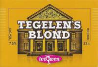 Buitenlandse bieren voor Nederlandse markt (etiket Nederlandse plaatsnaam), Tegelen's Blond