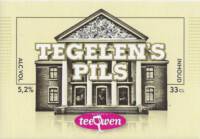 Buitenlandse bieren voor Nederlandse markt (etiket Nederlandse plaatsnaam), Tegelen's Pils
