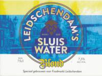 Buitenlandse bieren voor Nederlandse markt (etiket Nederlandse plaatsnaam), Leidschendam's Sluiswater Blond