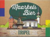 Buitenlandse bieren voor Nederlandse markt (etiket Nederlandse plaatsnaam), Maarkels Bier Tripel