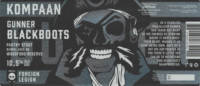 Kompaan Dutch Craft Beer Company, Gunner Blackboots Kompaan Dutch Craft Beer Company, Gunner Blackboots