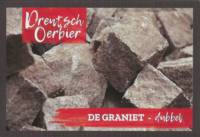 Buitenlandse bieren voor Nederlandse markt (etiket Nederlandse plaatsnaam), Drentsch Oerbier De Graniet Dubbel