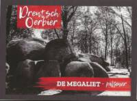 Buitenlandse bieren voor Nederlandse markt (etiket Nederlandse plaatsnaam), Drentsch Oerbier De Megaliet Pilsener