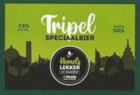 Buitenlandse bieren voor Nederlandse markt (etiket Nederlandse plaatsnaam), Tripel Speciaalbier