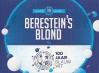 Buitenlandse bieren voor Nederlandse markt (etiket Nederlandse plaatsnaam), Berestein's Blond