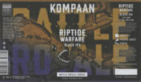 Kompaan Dutch Craft Beer Company, Riptide Warfare Black IPA