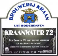 Brouwerij Kraan (Bodegraven), Kraanwater 7.2