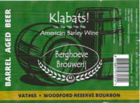 Berghoeve Brouwerij, Klabats! American Barley Wine